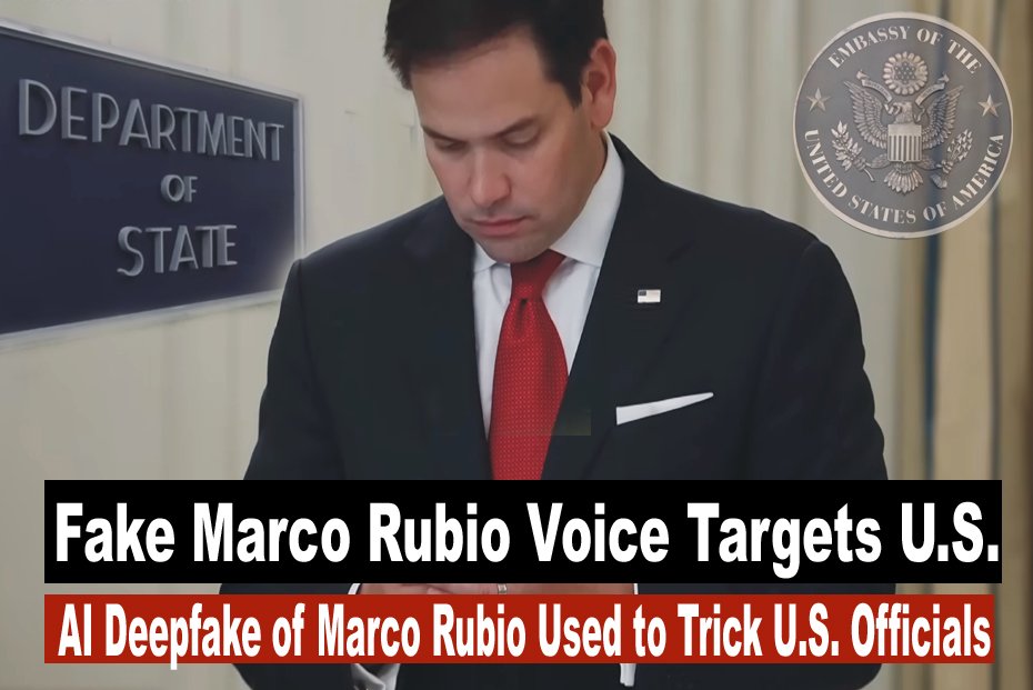 AI Deepfake of Marco Rubio Used to Trick US Officials Cybersecurity on High Alert (1)